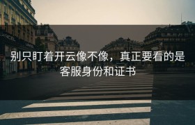 别只盯着开云像不像，真正要看的是客服身份和证书