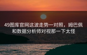 49图库官网这波走势一对照，姆巴佩和数据分析师对视那一下太怪