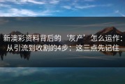 新澳彩资料背后的‘灰产’怎么运作：从引流到收割的4步：这三点先记住